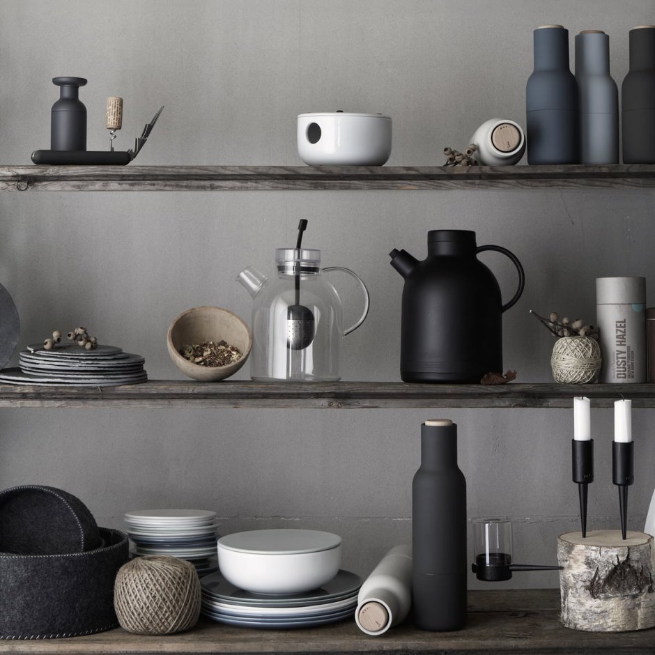 Серая посуда