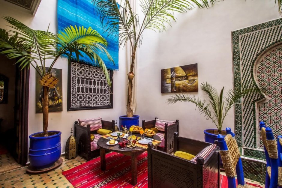 Внутренний дворик Марокко