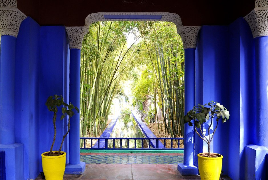 Сад Мажорель в Марокко