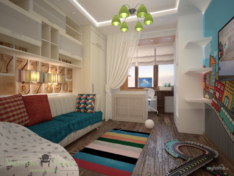 Детская комната для двух мальчиков
