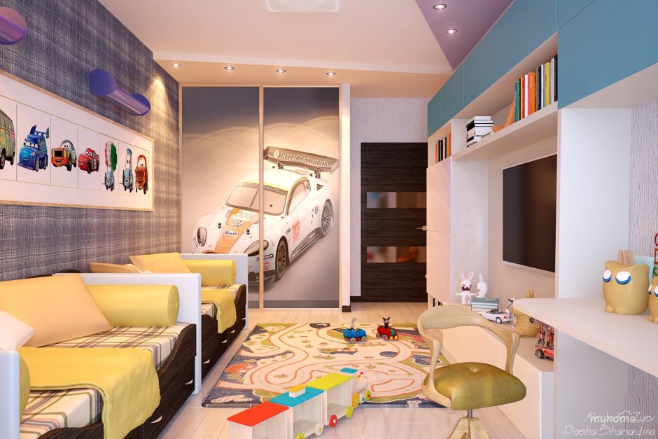 Спальня для подростка мальчика