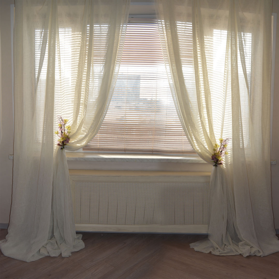 Тюль с подхватом