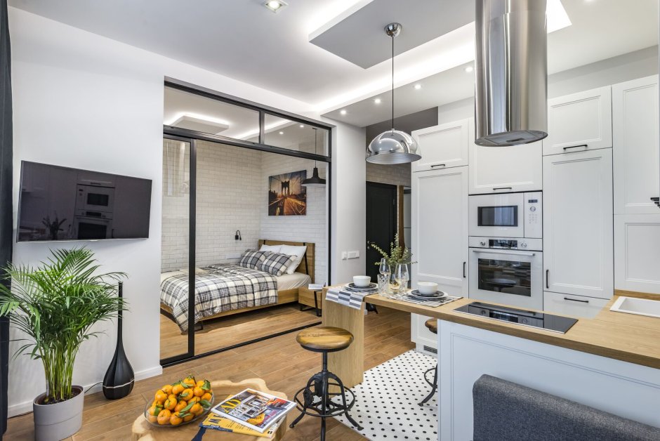 Оборудование квартиры студии