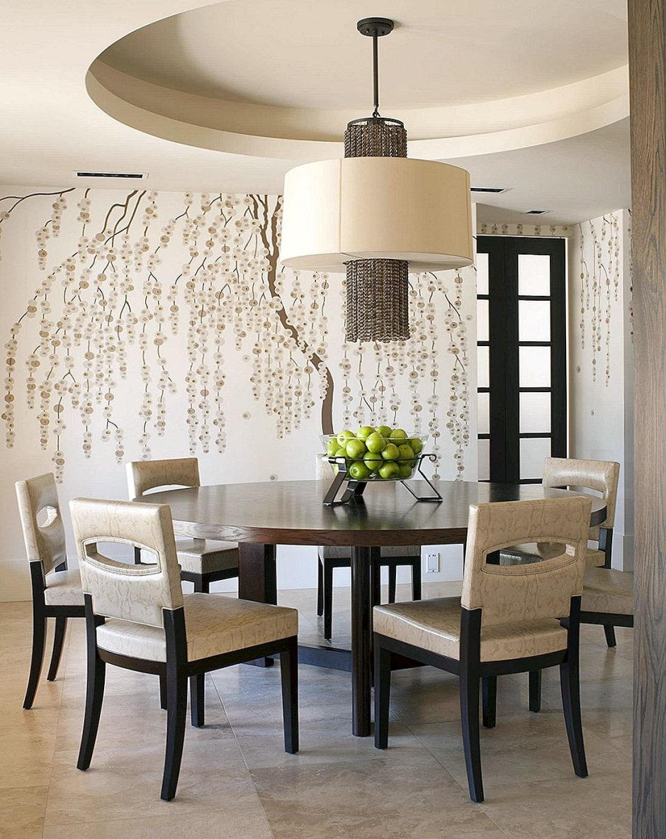 Интерьер обеденной зоны на кухне