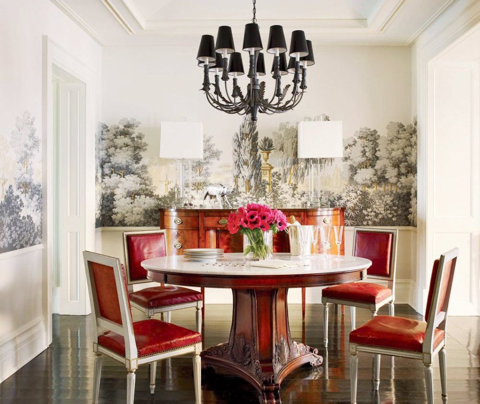 Интерьер обеденной зоны на кухне