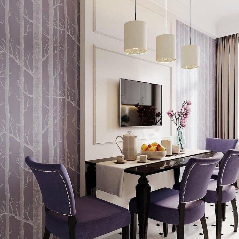 Декор стены на кухне