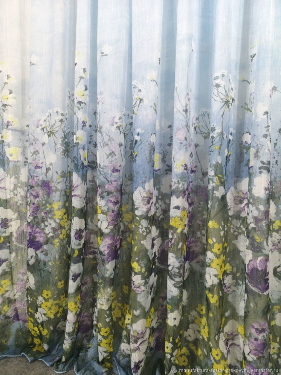 Льняные шторы