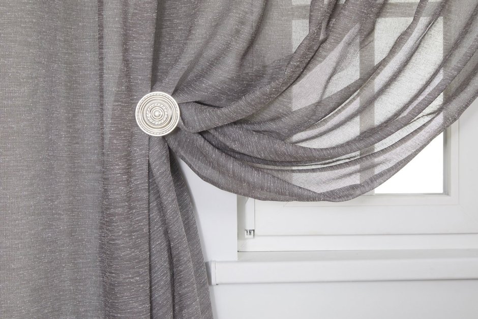 Льняные шторы