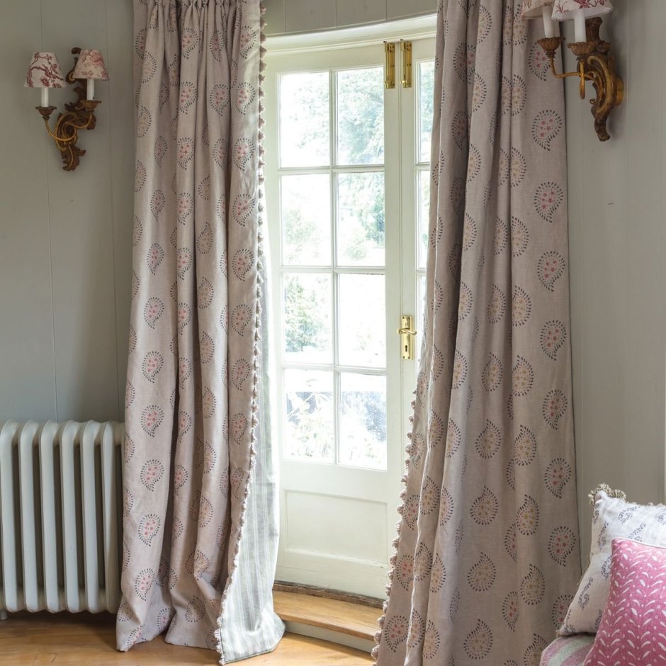 Льняная тюль