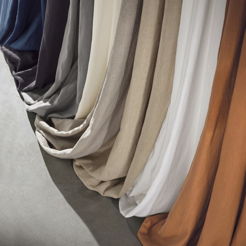 Льняные занавески