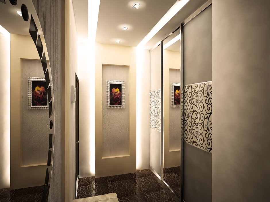 Маленькая квадратная прихожая