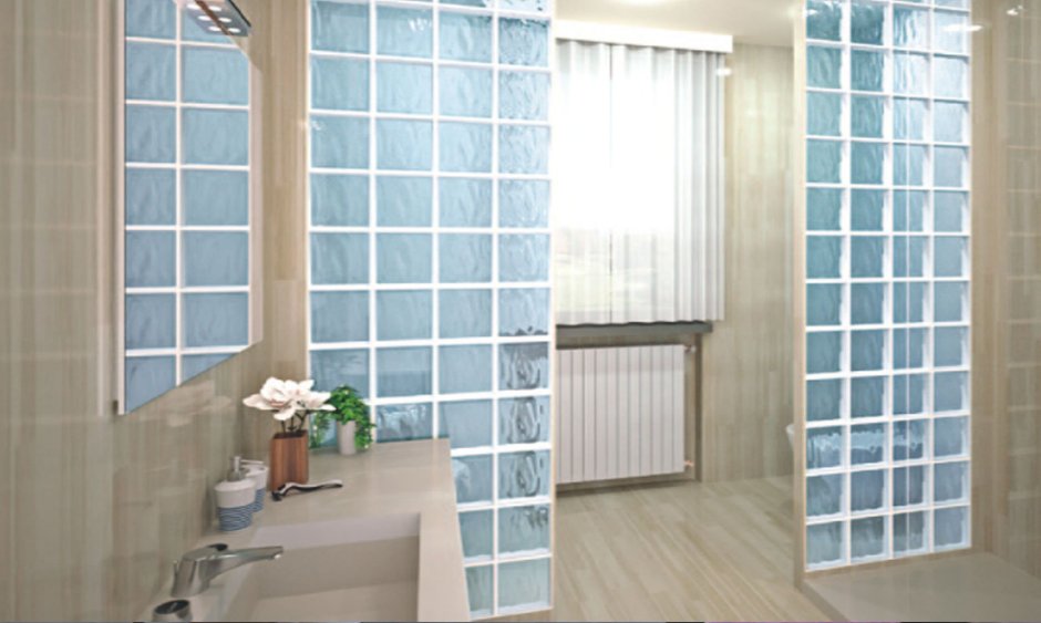 Стеклянные кирпичи