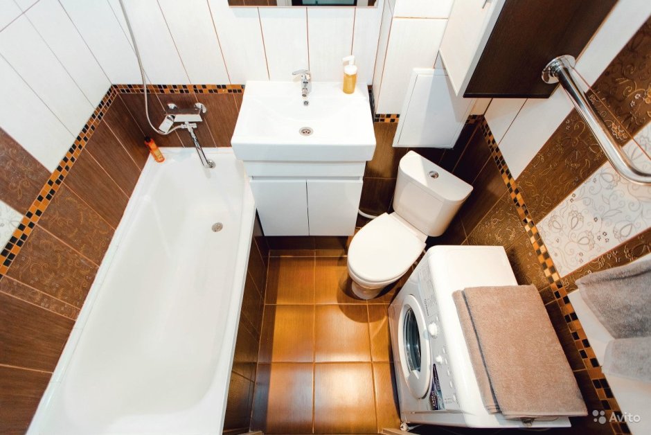 Ванная совмещенная с туалетом