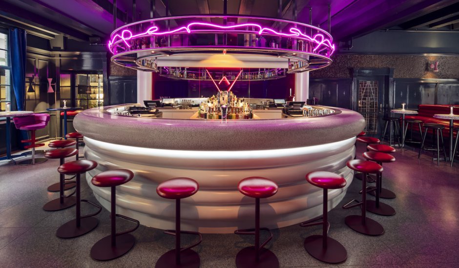 Круглая барная стойка