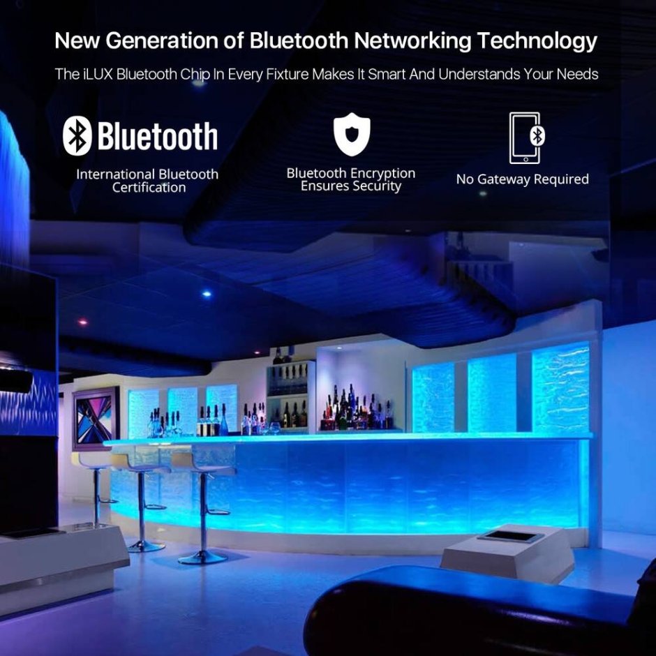 Неоновая барная стойка