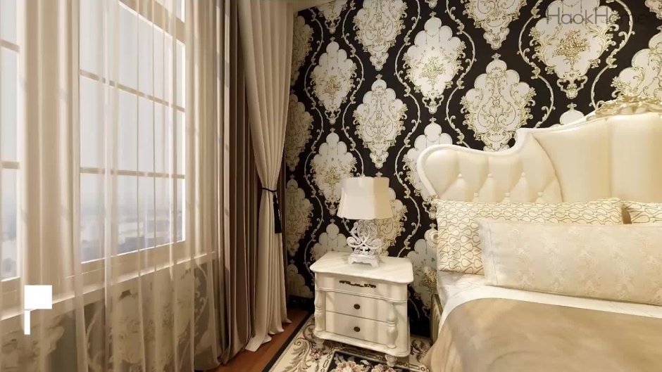 Красивые и модные обои в спальню