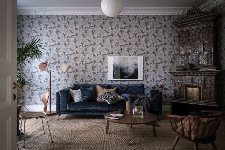 Орнамент Дамаск в интерьере