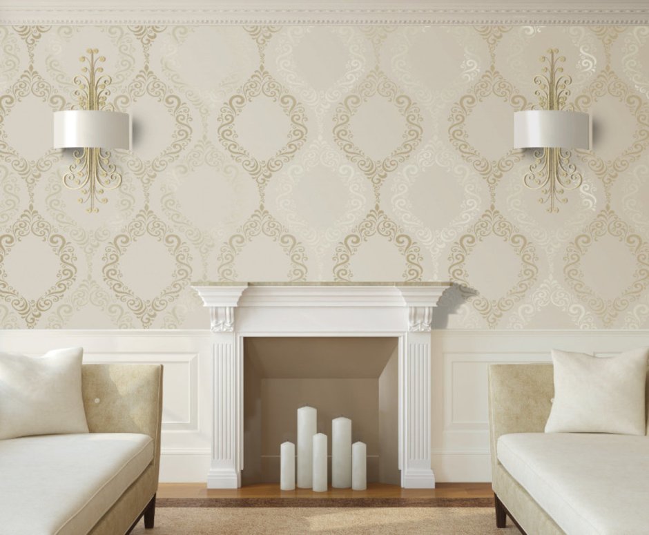 Обои в интерьере