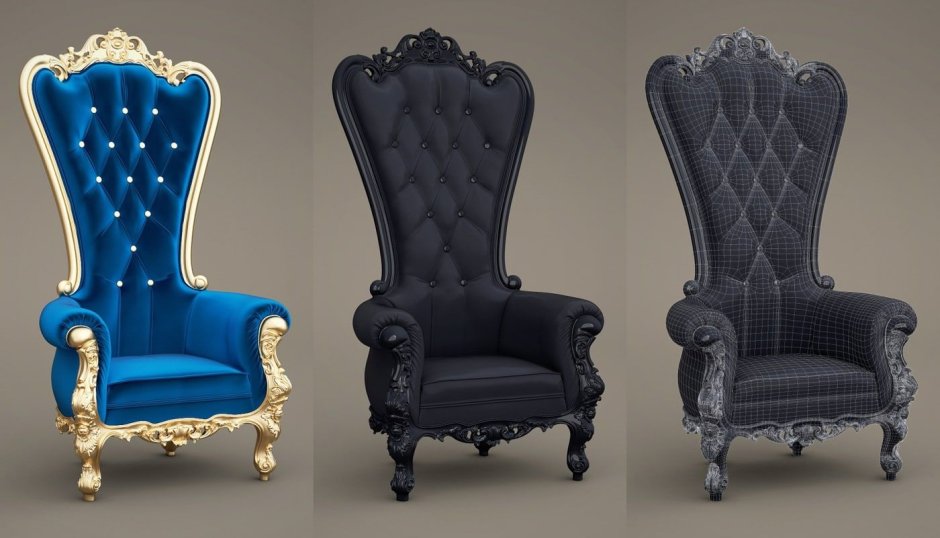 Королевский трон кресло