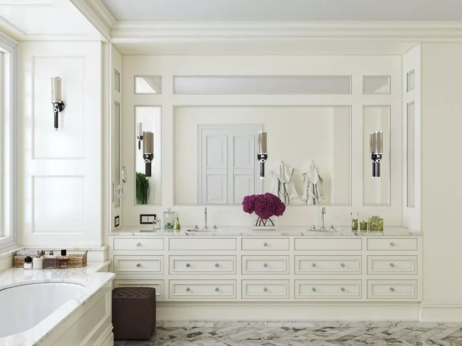 Интерьер ванной в американском стиле