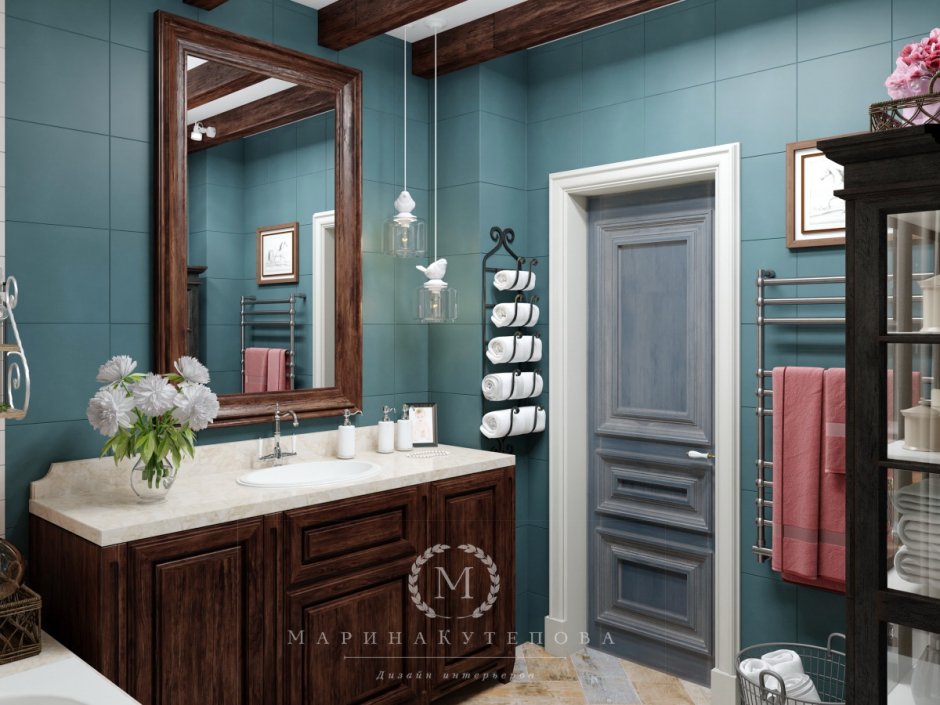Ванная в американском стиле