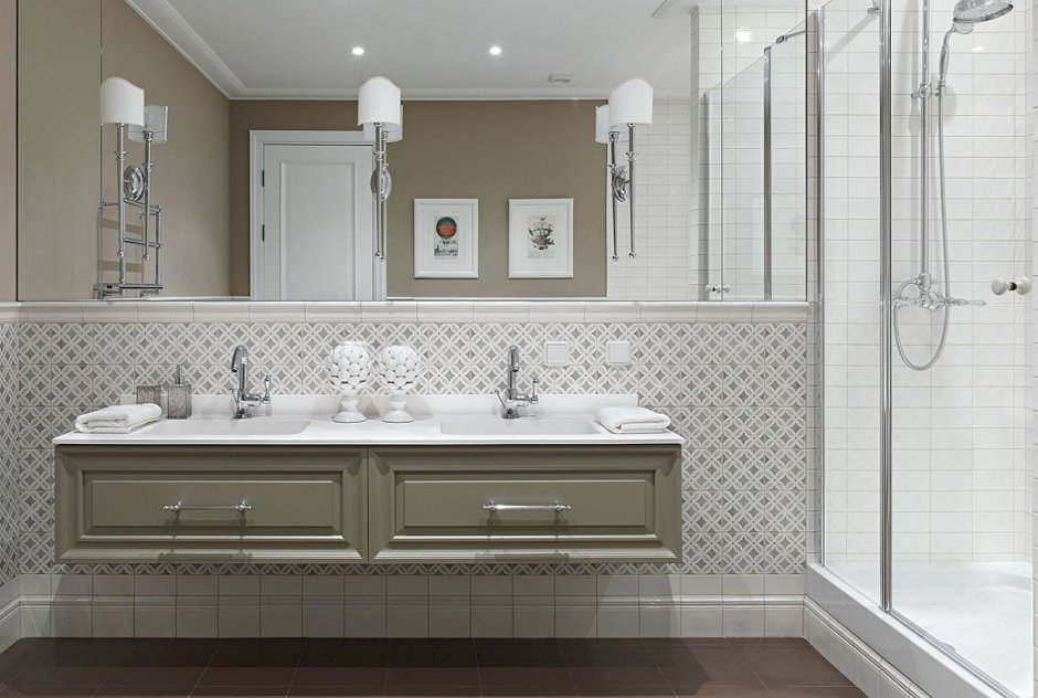 Американский стиль в ванной комнате