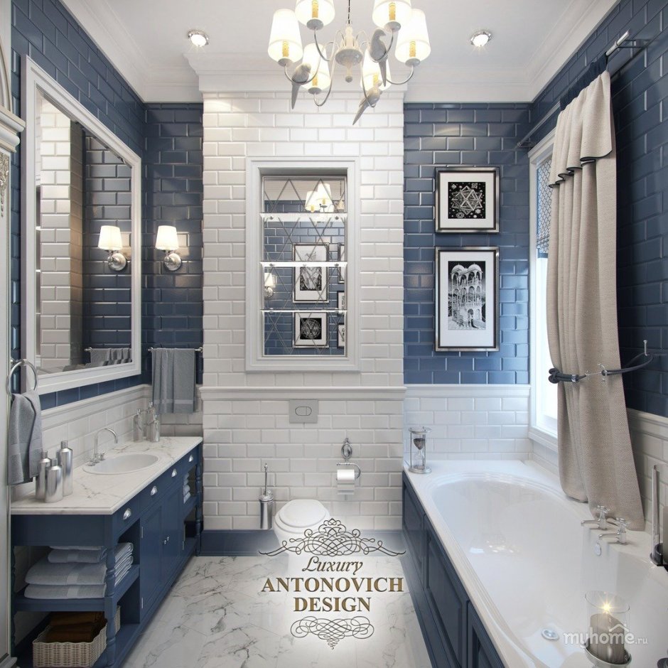 Ванная в американском стиле