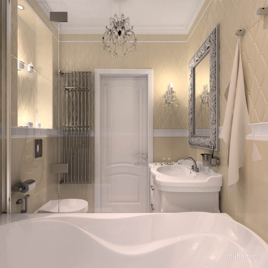 Санузел в стиле фармхаус