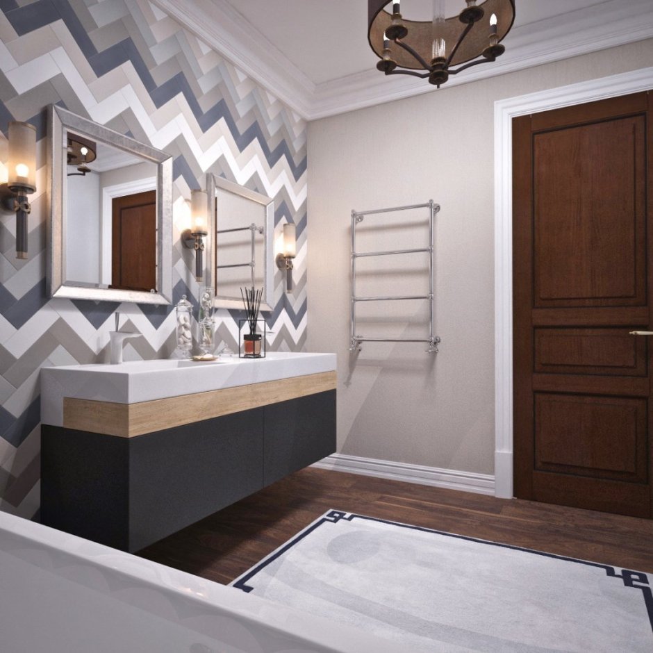 Икеа мебель для ванной Неоклассика