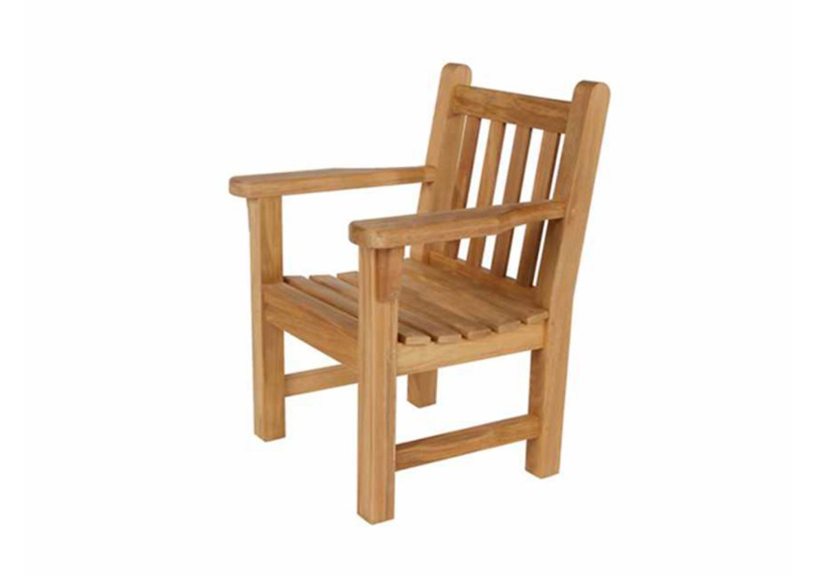 Детский деревянный стульчик с подлокотниками