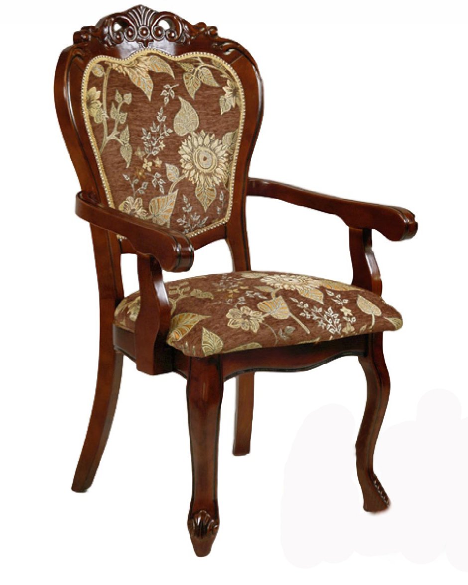 Кресло Петроторг 2542 бежевое с рисунком