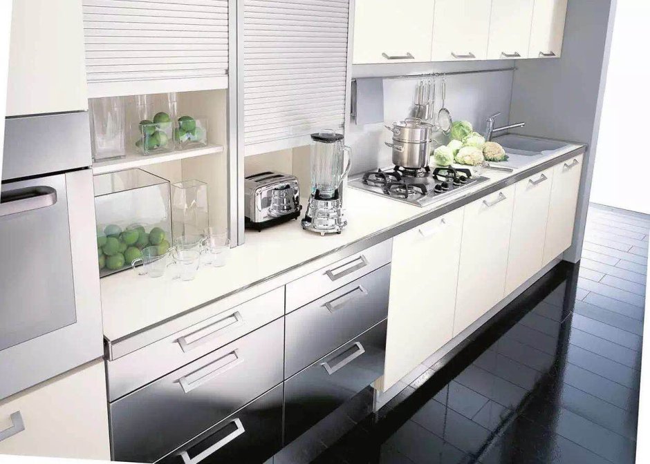 Сдвижной фартук на кухне