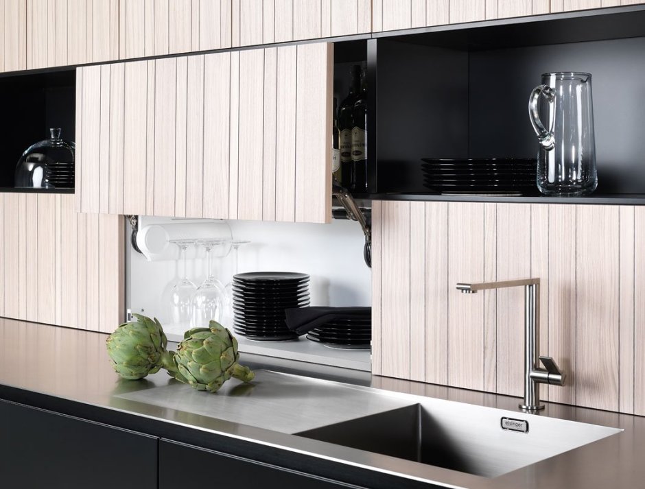 Сдвижной фартук на кухне