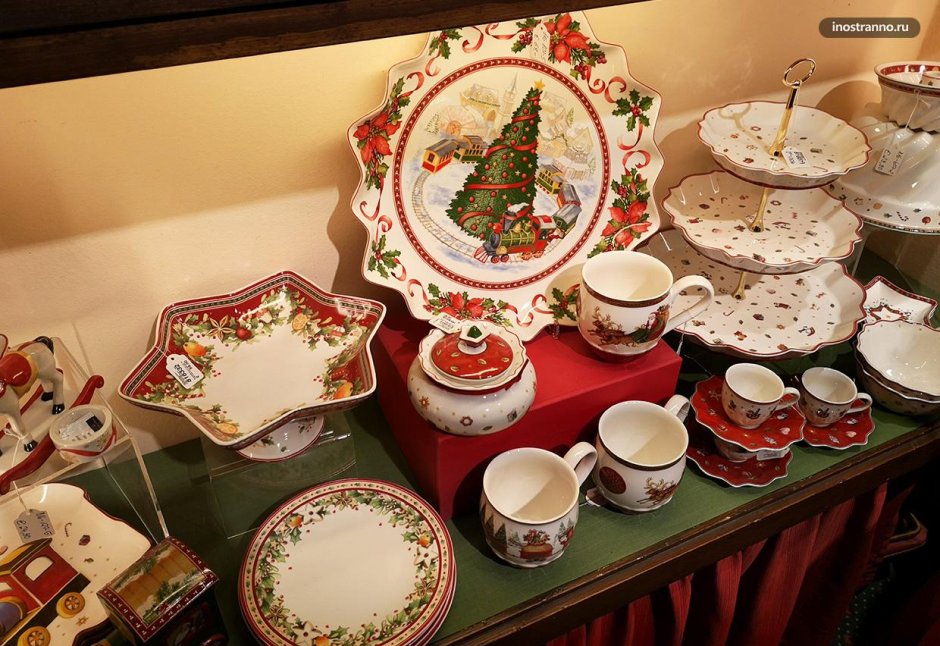 Новогодняя посуда Виллерой бош