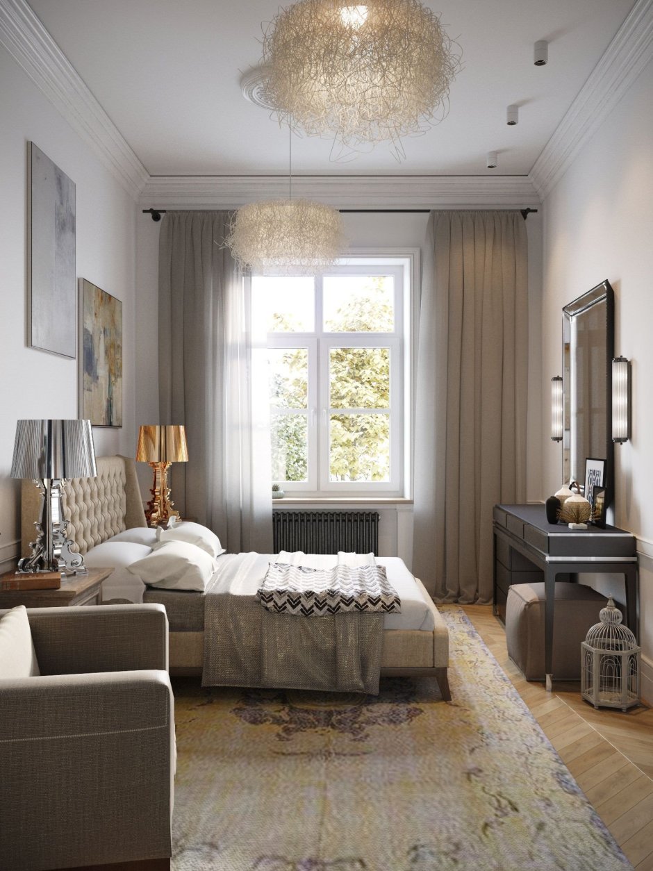 Серо коричневая кухня