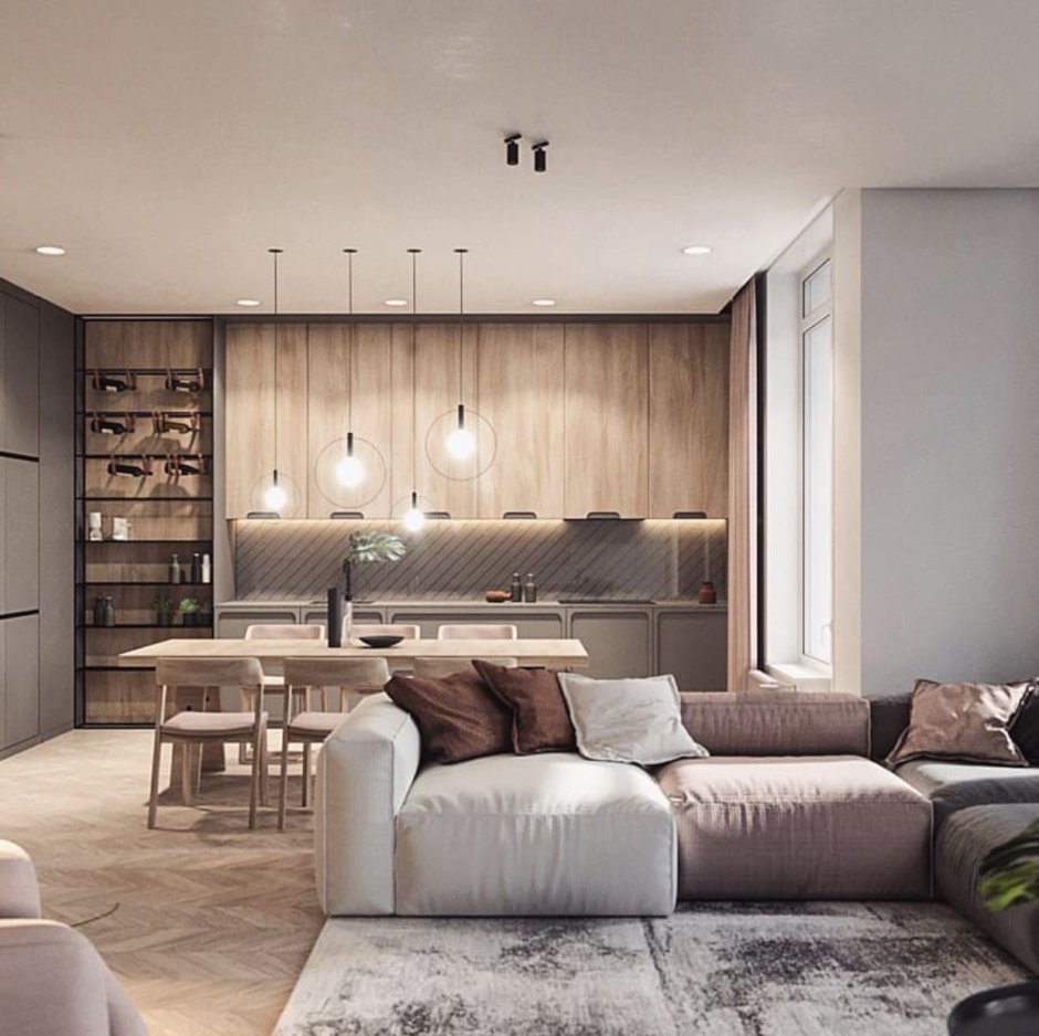 Диван бежевый Сканди