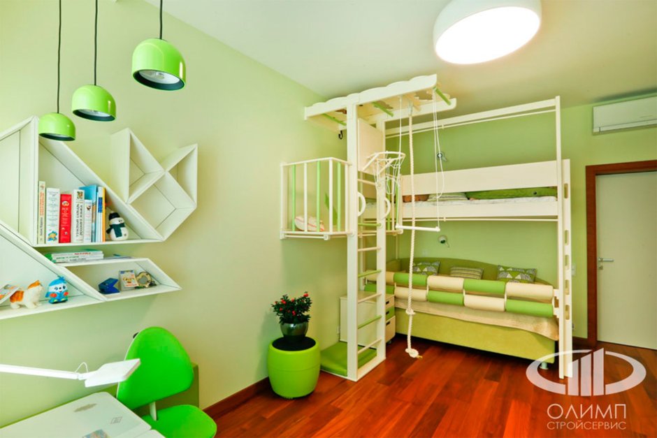 Спортивный уголок в спальне