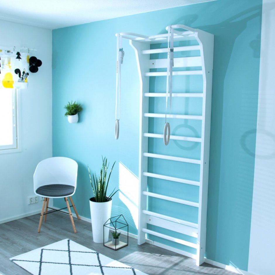 Шведская стенка в интерьере