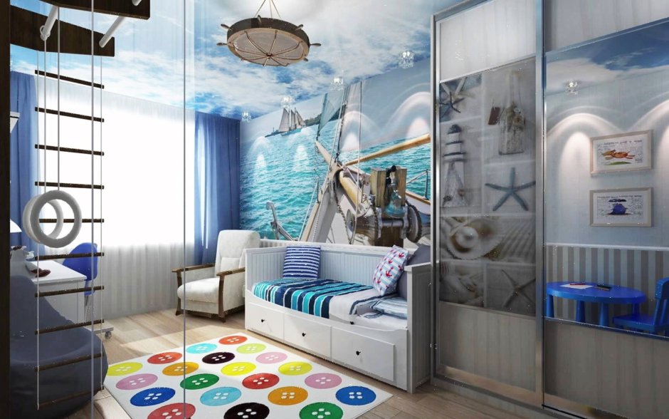 Фотообои морская тематика в детскую
