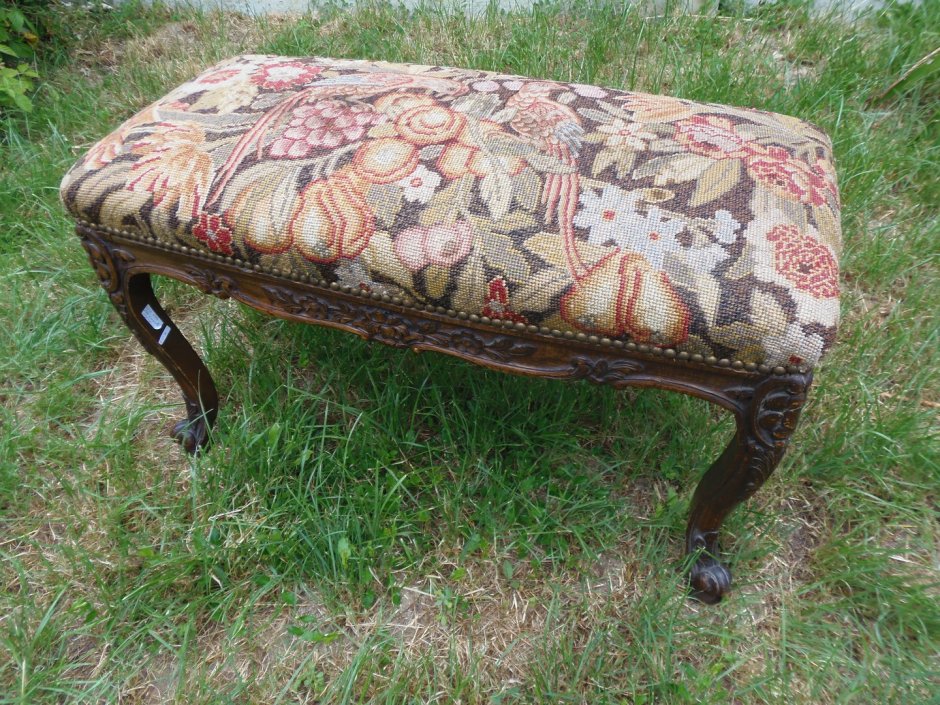 Вышивка с пуфом