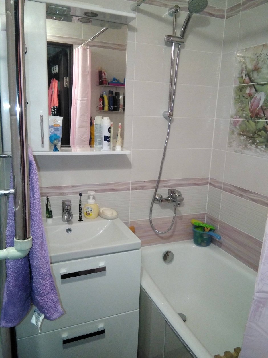 Ванные комнаты в брежневке