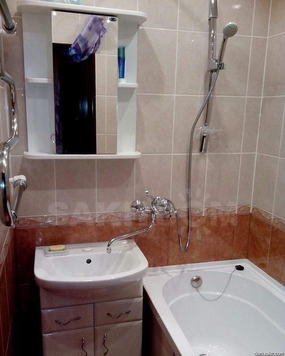 Ванные комнаты в брежневке