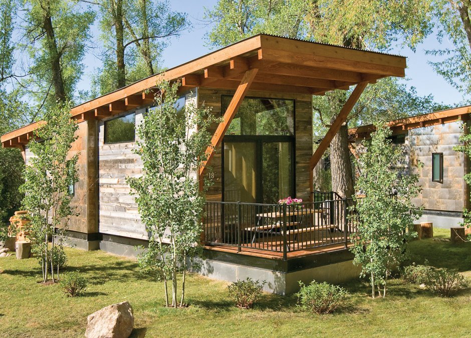 Тини Хаус с террасой