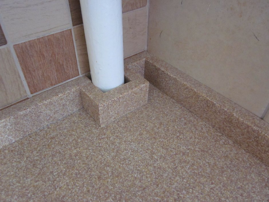 Бортик из искусственного камня для ванной