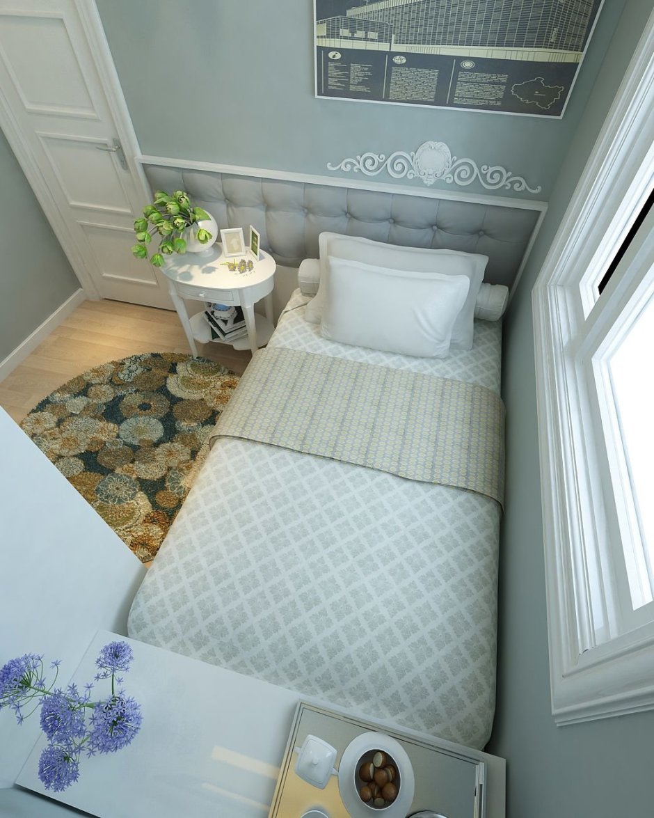 Спальня 6 квадратных метров