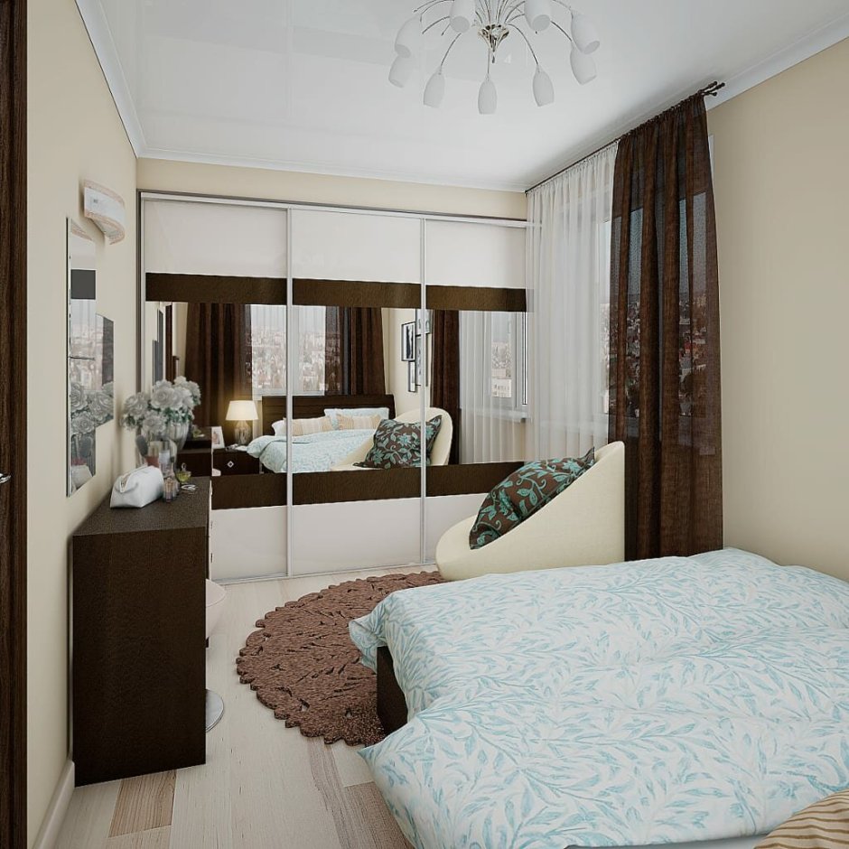 Спальня хрущевка