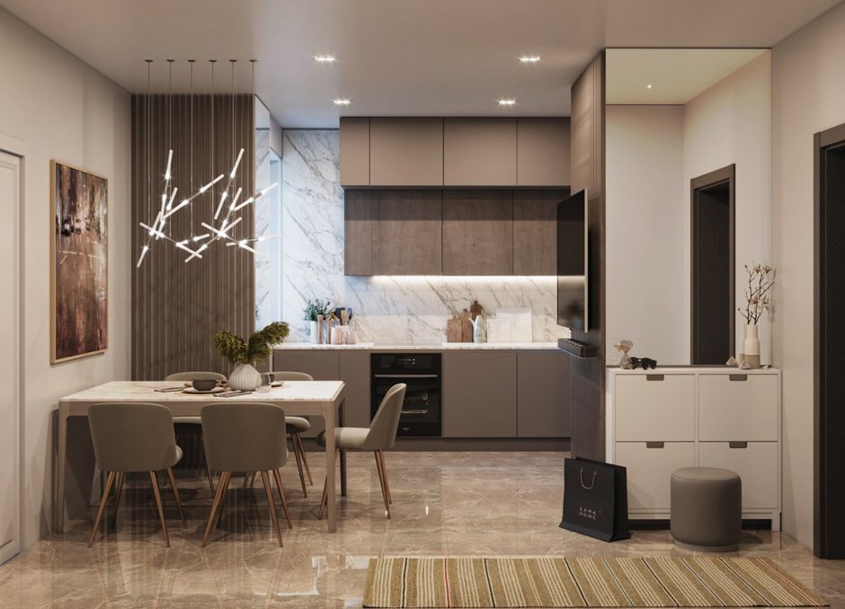 Кухня гостиная пик