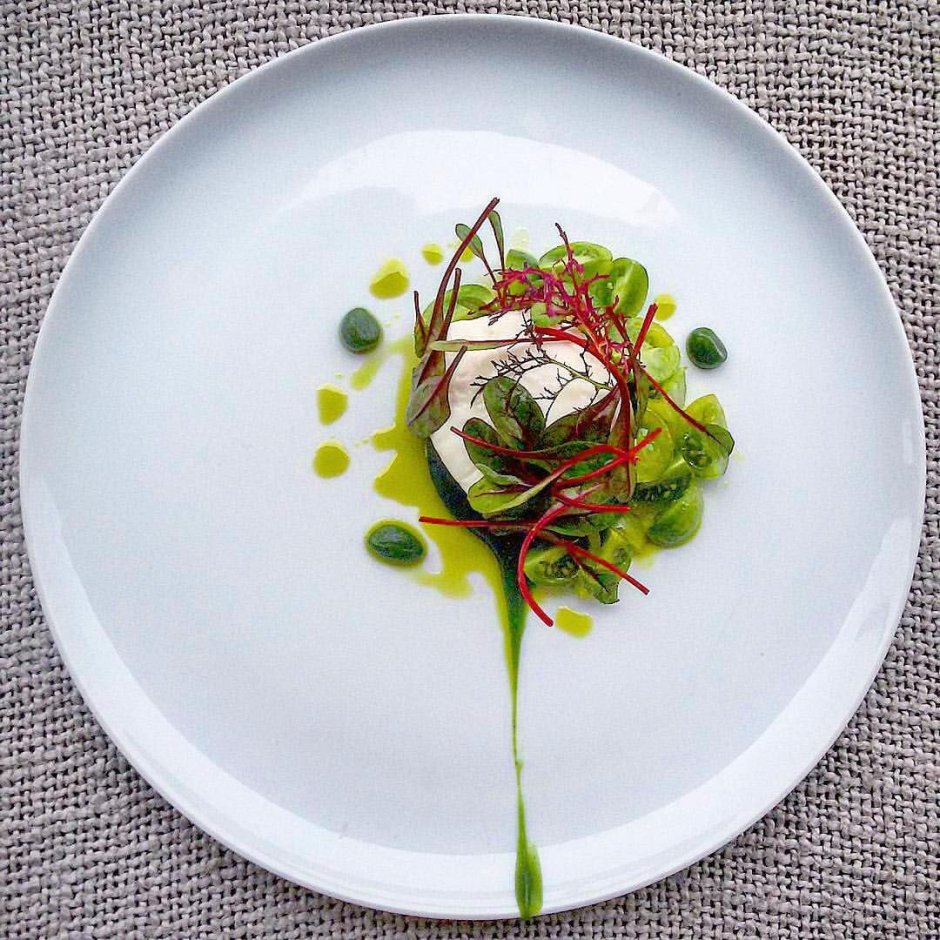 Современное украшение блюд