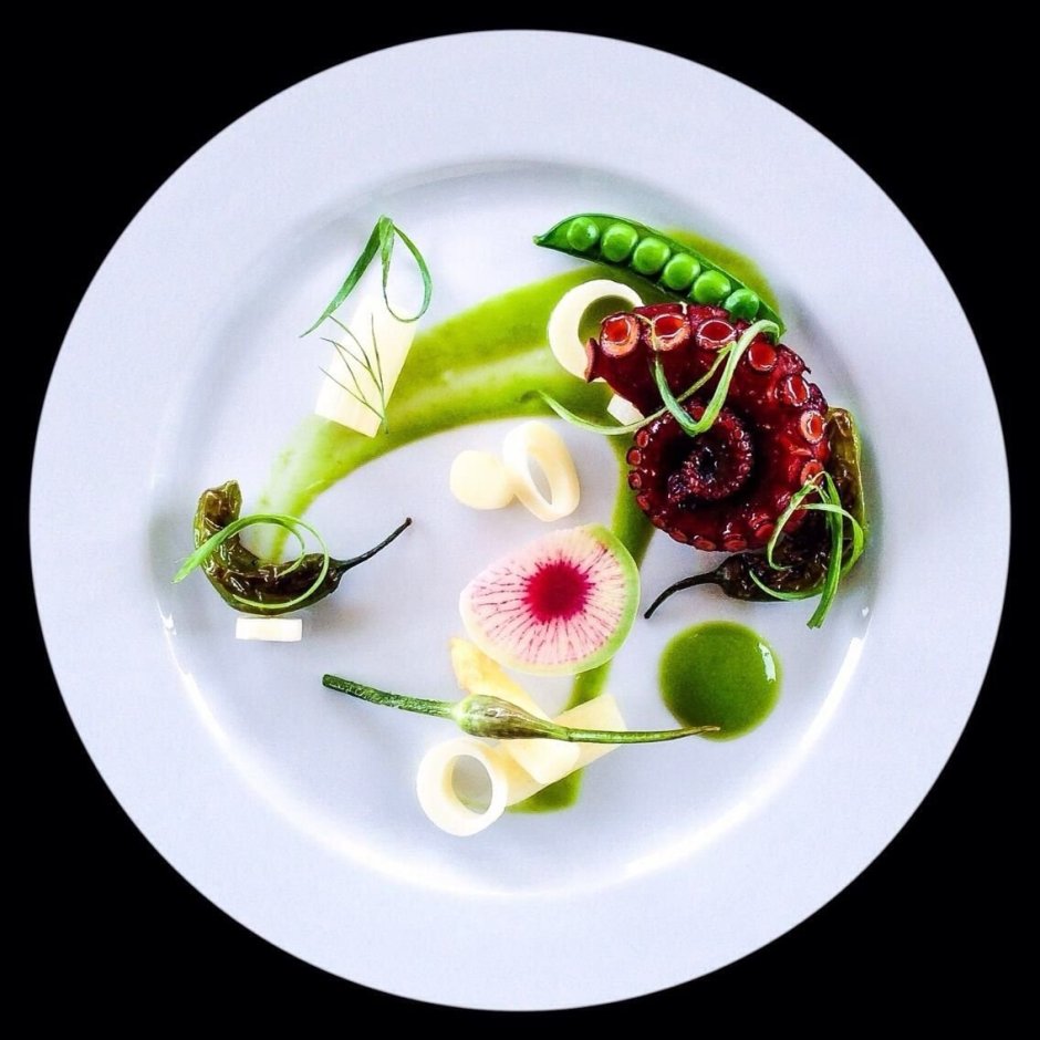 Современный декор блюд