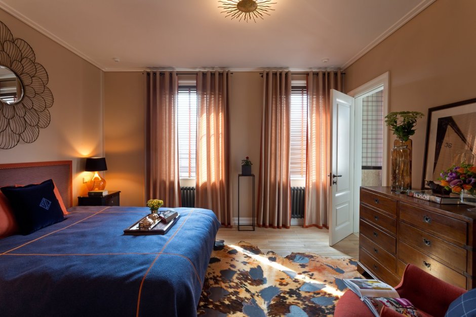 Чёрный потолок в интерьере